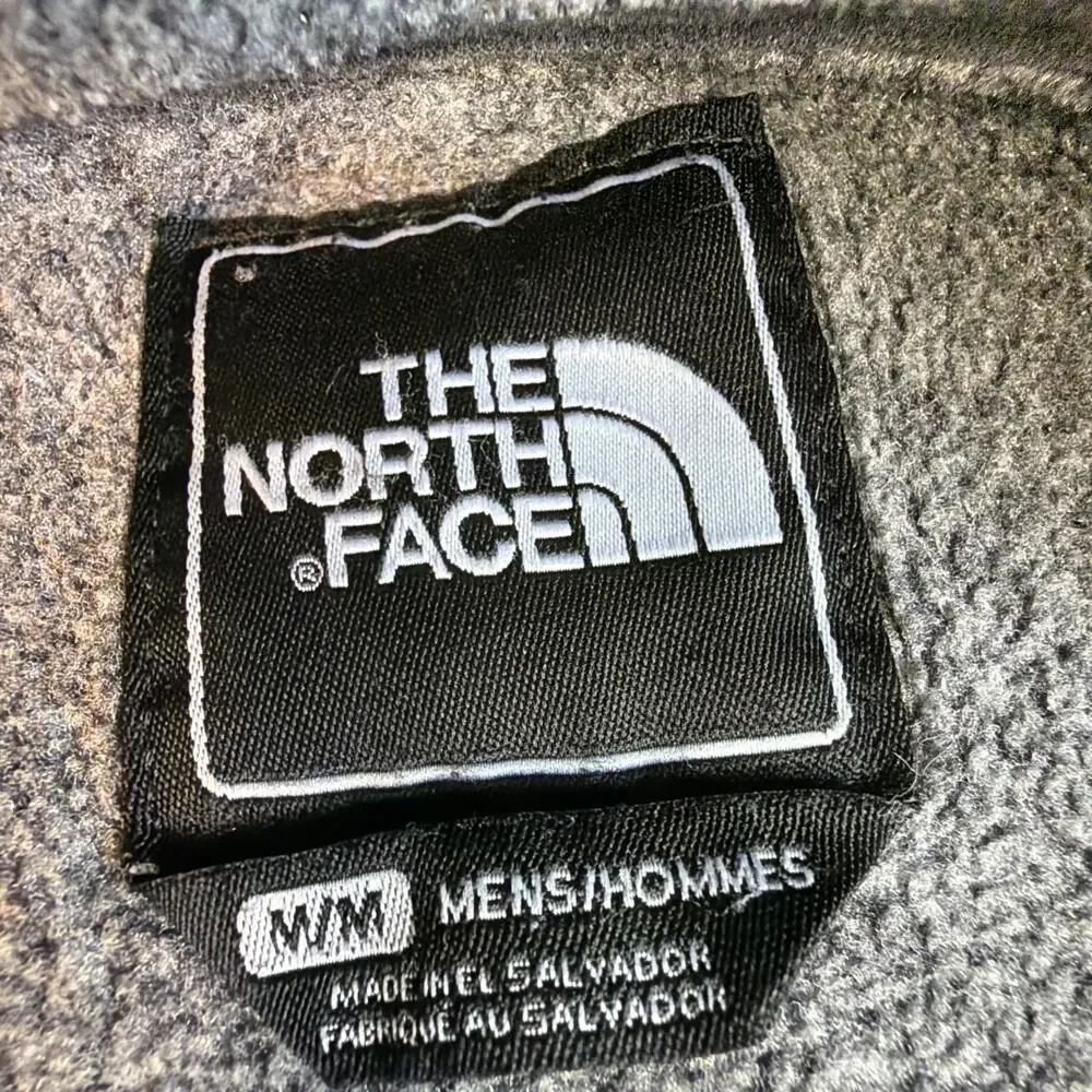North Face Jacket Men’s Gray Denali Fleece Jacket - Size M